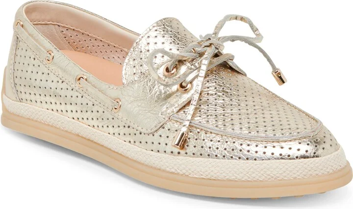 PLATINUM PERFORATED LEATHER