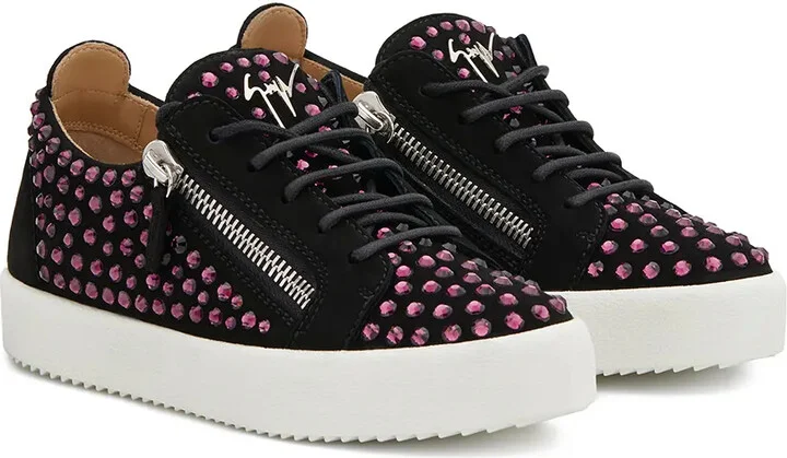 Doris crystal-embellished sneakers - Image 2