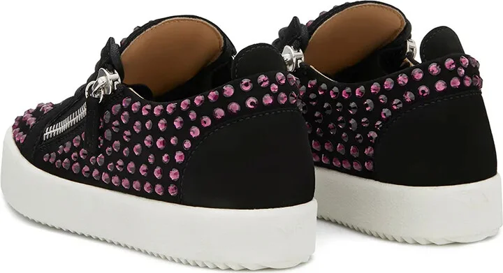 Doris crystal-embellished sneakers - Image 3