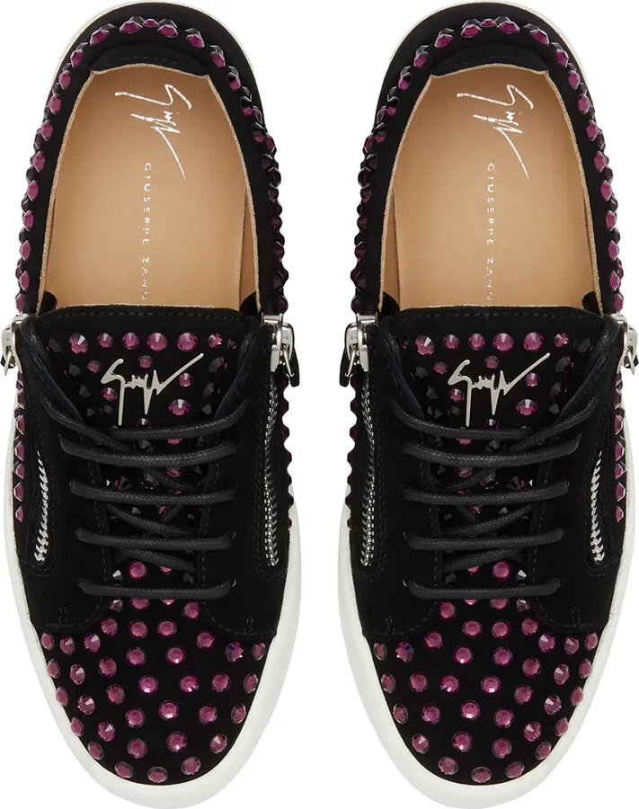 Doris crystal-embellished sneakers - Image 4