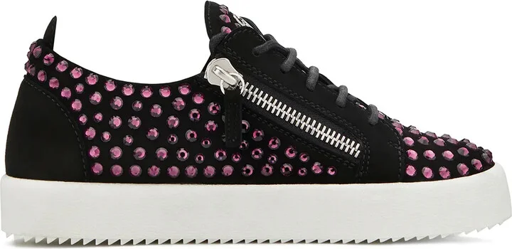 Doris crystal-embellished sneakers