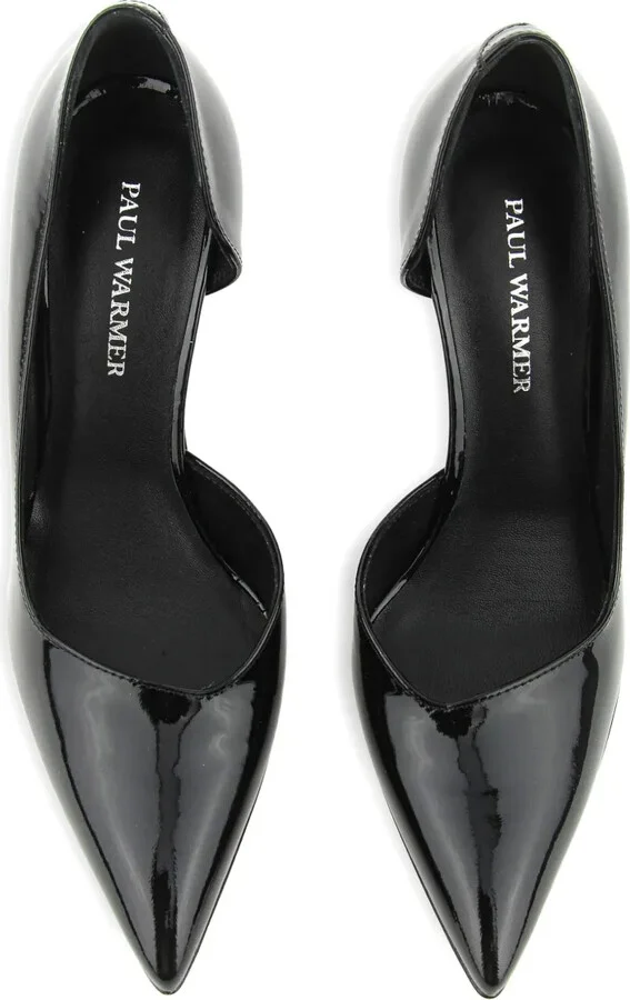 D'orsay leather pointed-toe pumps - Image 3