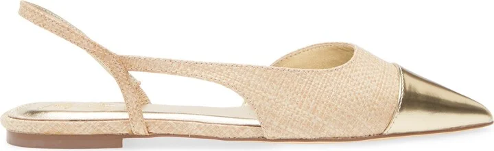 Dorsee Half d'Orsay Pointed Toe Slingback Flat - Image 3
