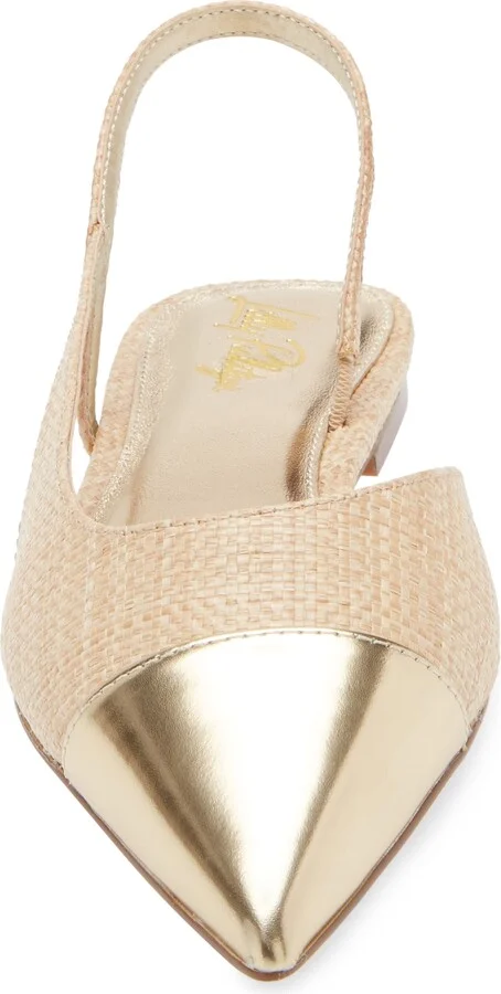 Dorsee Half d'Orsay Pointed Toe Slingback Flat - Image 4