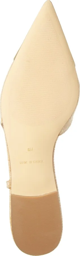 Dorsee Half d'Orsay Pointed Toe Slingback Flat - Image 6