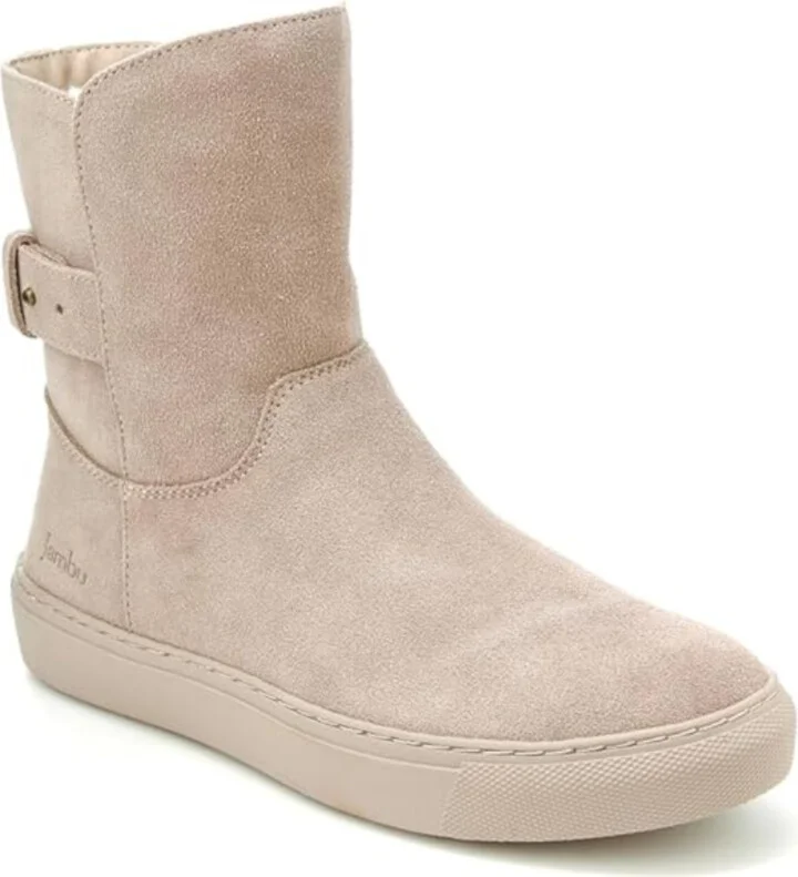 Dorset Women's Size US 7 Taupe Suede Waterproof Mid-Calf Boots ZPO2367