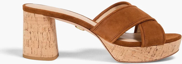 Dory suede platform mules