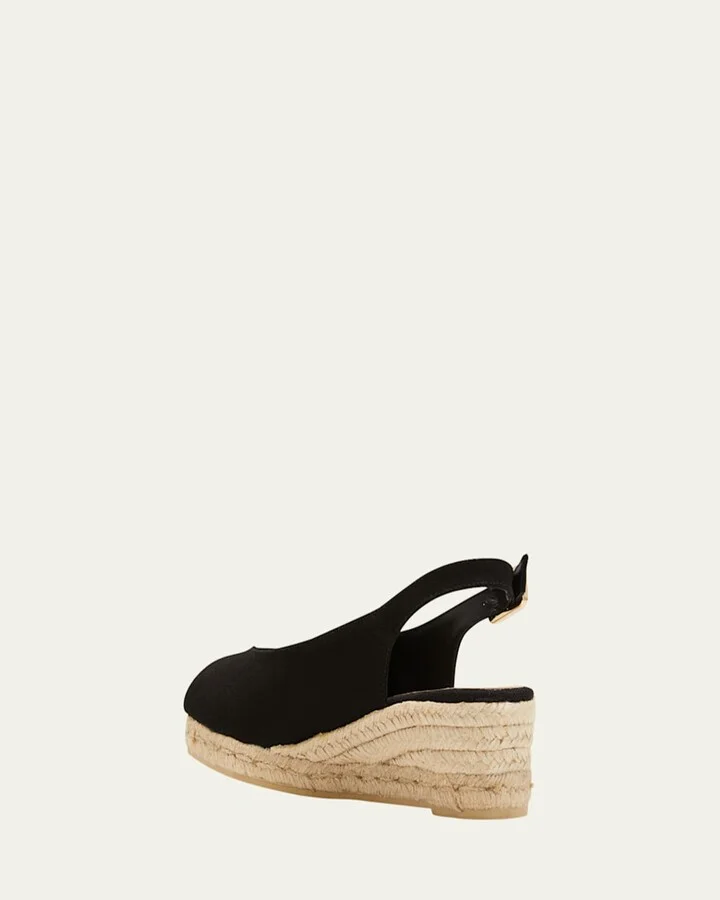 Dosalia Canvas Wedge Espadrilles - Image 4