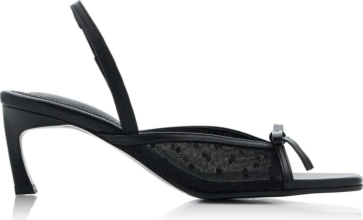 Dot Mesh Slingback SandalsNen