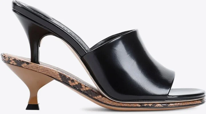 Double 110 Leather Mules