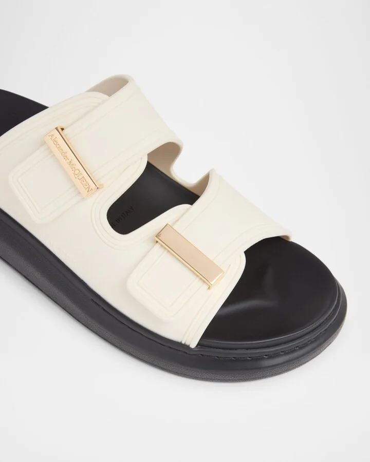 Double Band Slide Sandals - Image 5