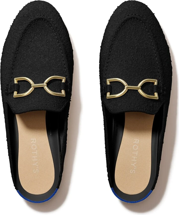 Double Bit Bouclé Loafer Mule