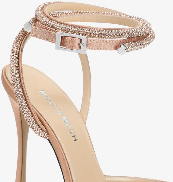Double Bow 100 Satin Pumps - Image 2