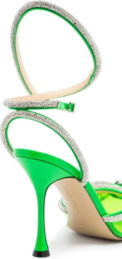 Double Bow 100mm pointed pumps - Image 2