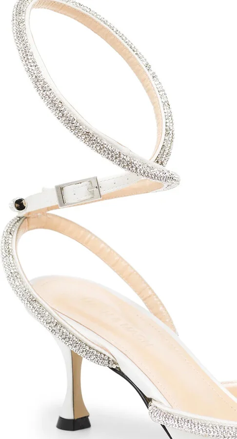 Double Bow 65mm leather pumps - Image 2