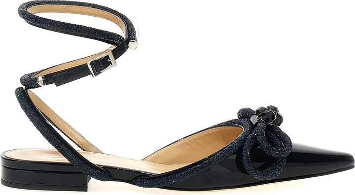 'double Bow' Ballet Flats