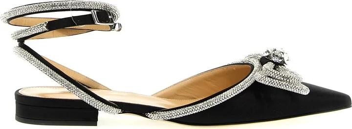 'double Bow' Ballet Flats