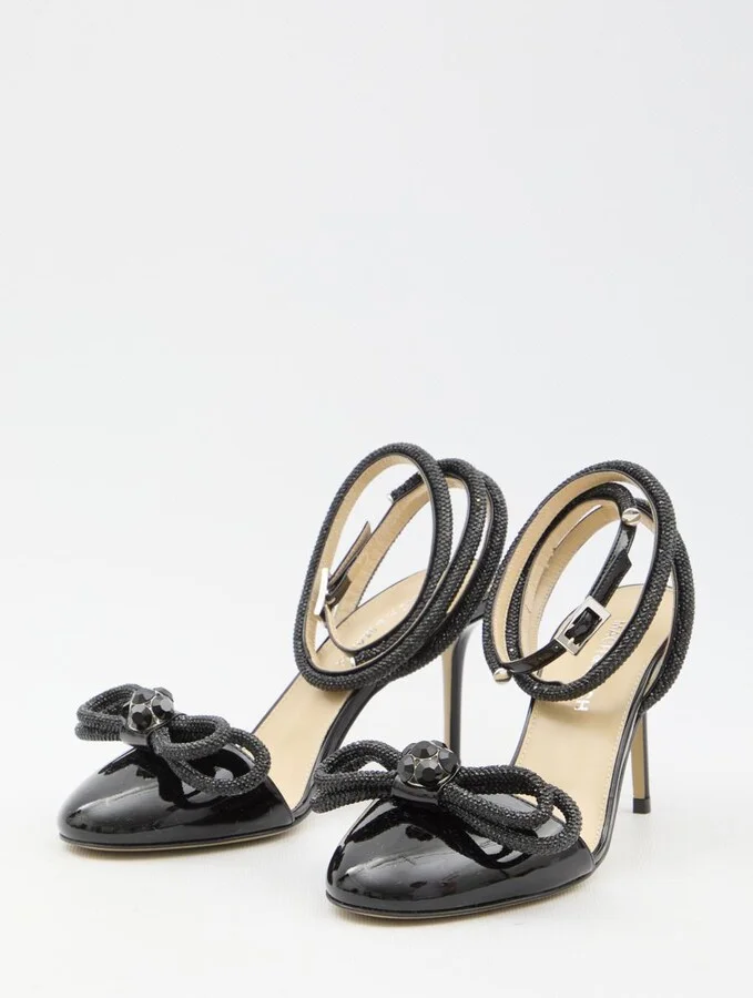 Double Bow Closed Toe Sandals - Image 2