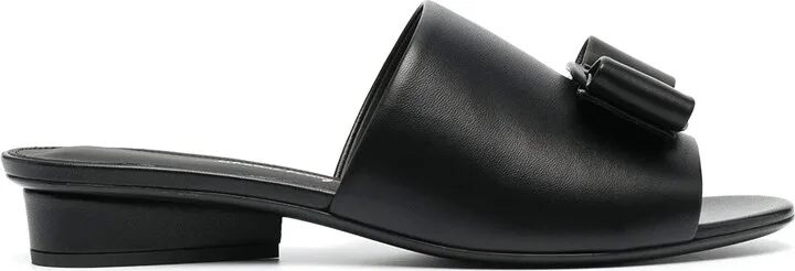 Double Bow Mule Sandals