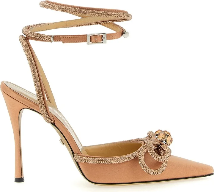 Double Bow Pumps Pink
