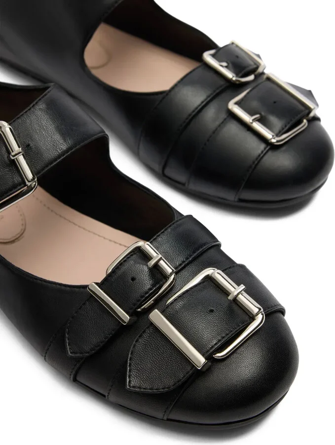 Double-Buckle Ballet Flats - Image 2
