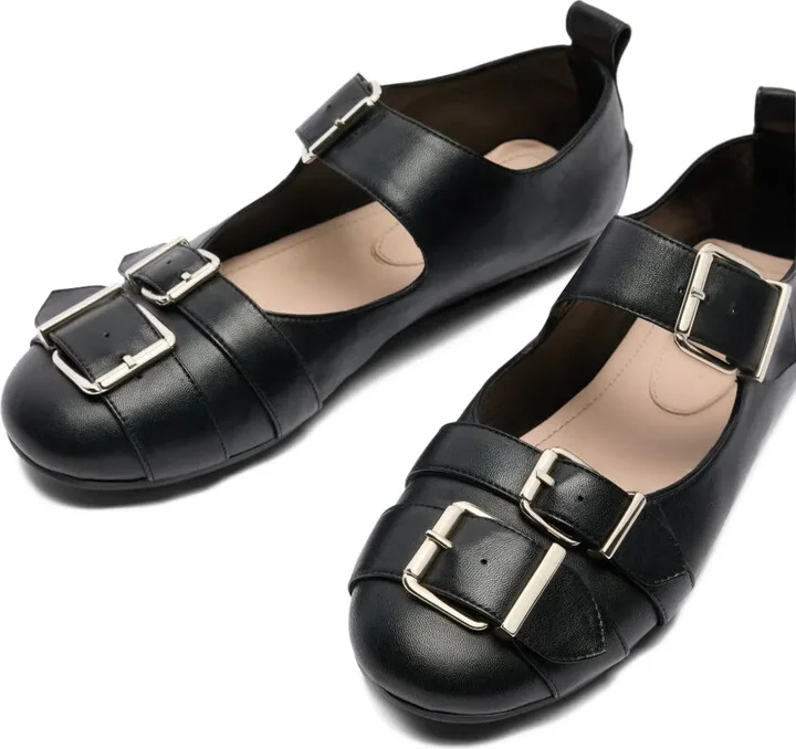 Double-Buckle Ballet Flats - Image 3