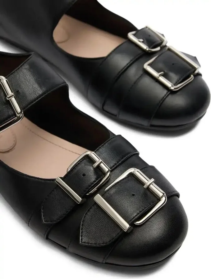 Double-Buckle Ballet Flats - Image 2