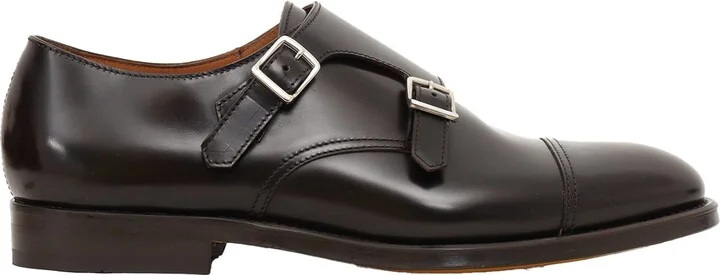 Double Buckle Cap Toe (cu) Horse Brown+brown Sole