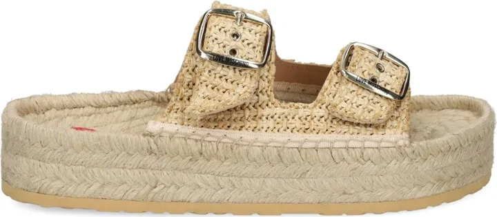 Double-Buckle Espadrilles