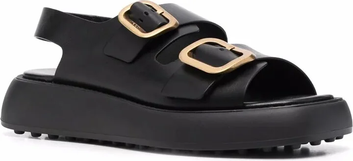 Double Buckle Fastening Sandals - Image 2