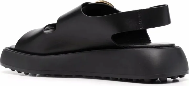 Double Buckle Fastening Sandals - Image 3