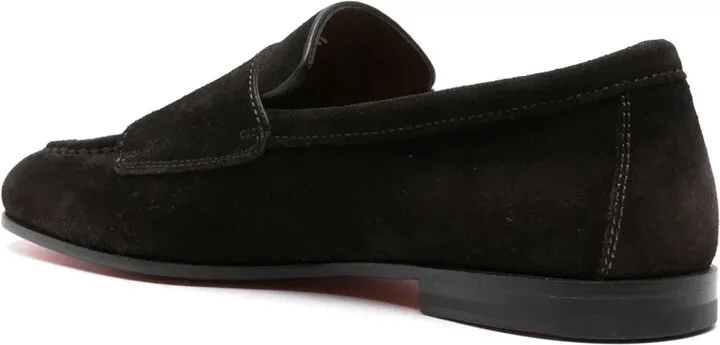 Double-Buckle Leather Loafers - Image 3