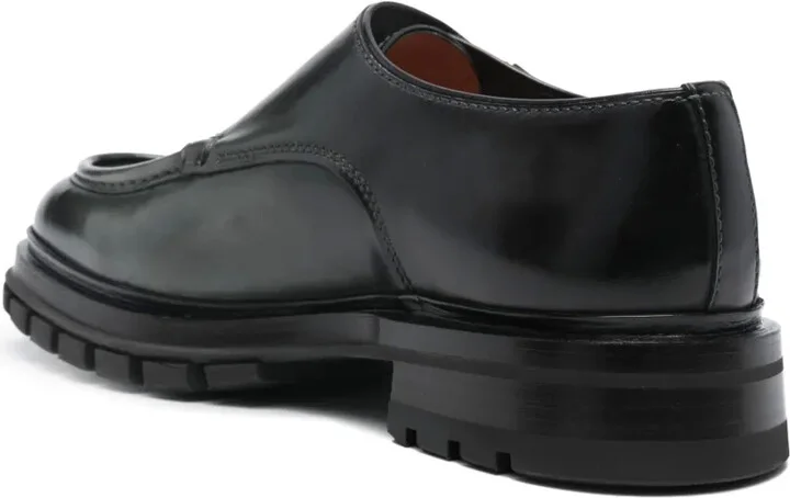 Double-Buckle Leather Loafers - Image 3