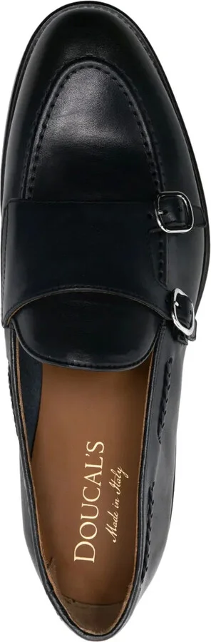 double-buckle leather Monk shoes - Image 4