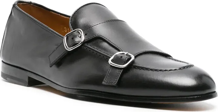 double-buckle leather Monk shoes - Image 2