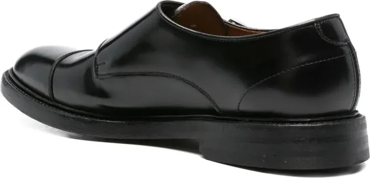 Double-Buckle Leather Monk Shoes - Image 3
