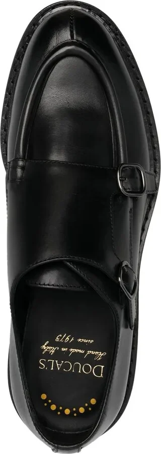 Double-Buckle Leather Monk Shoes - Image 4