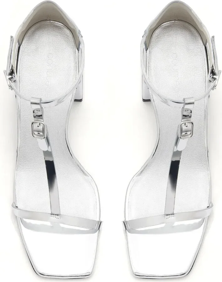 Double Buckle leather sandals - Image 3