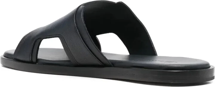 Double-Buckle Leather Sandals - Image 3