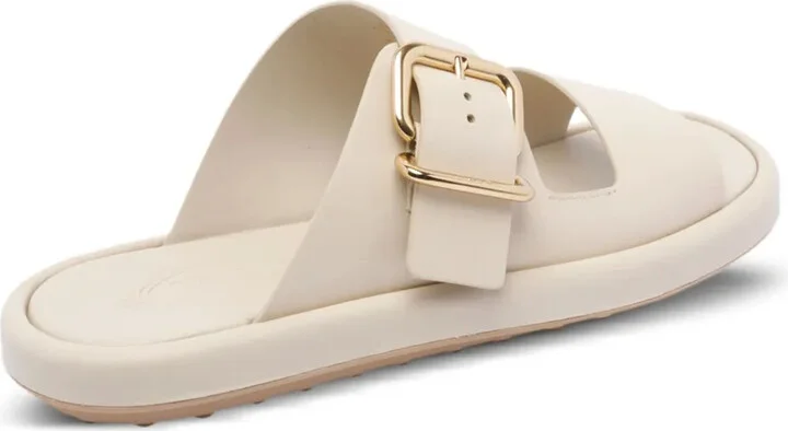 Double-Buckle Leather Sandals - Image 3