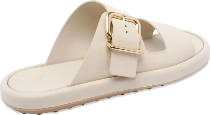 Double-Buckle Leather Sandals - Image 5