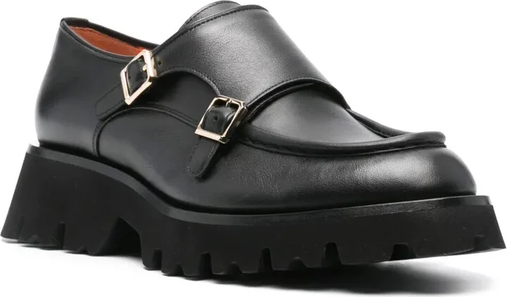 Double-Buckle Leather Shoes - Image 2