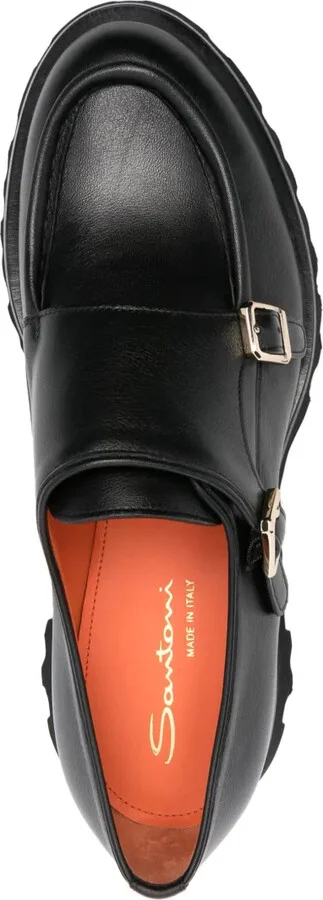 Double-Buckle Leather Shoes - Image 4