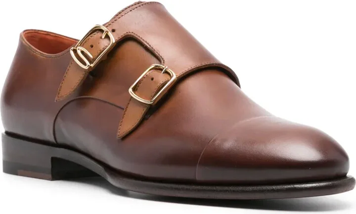 Double-Buckle Leather Shoes - Image 2
