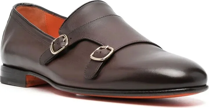 Double-Buckle Leather Shoes - Image 2