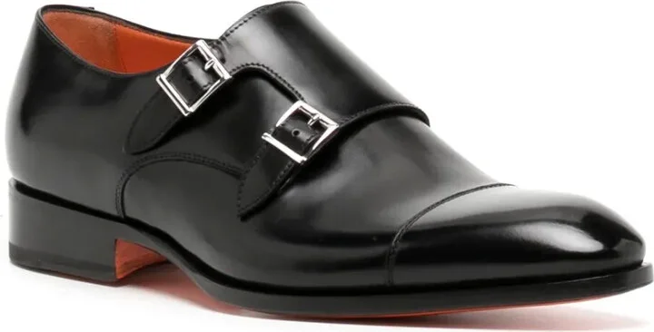 Double-Buckle Leather Shoes - Image 2