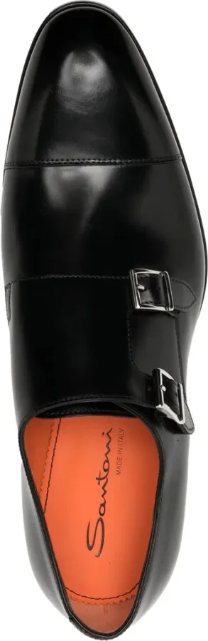 Double-Buckle Leather Shoes - Image 4