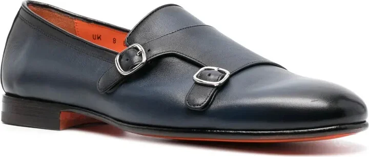 Double-Buckle Leather Shoes - Image 2
