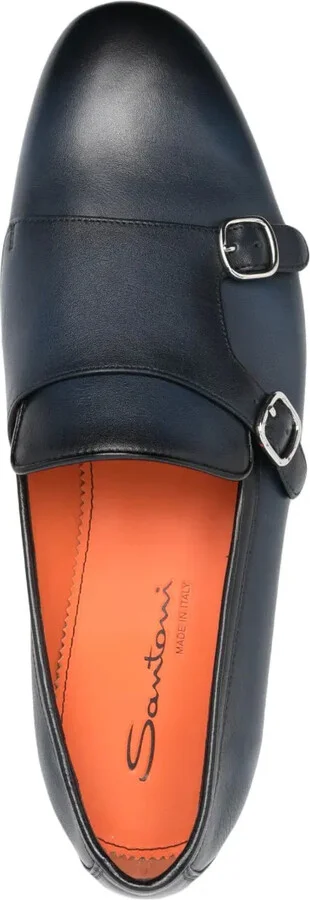 Double-Buckle Leather Shoes - Image 4