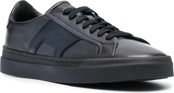 Double Buckle leather sneakers - Image 2